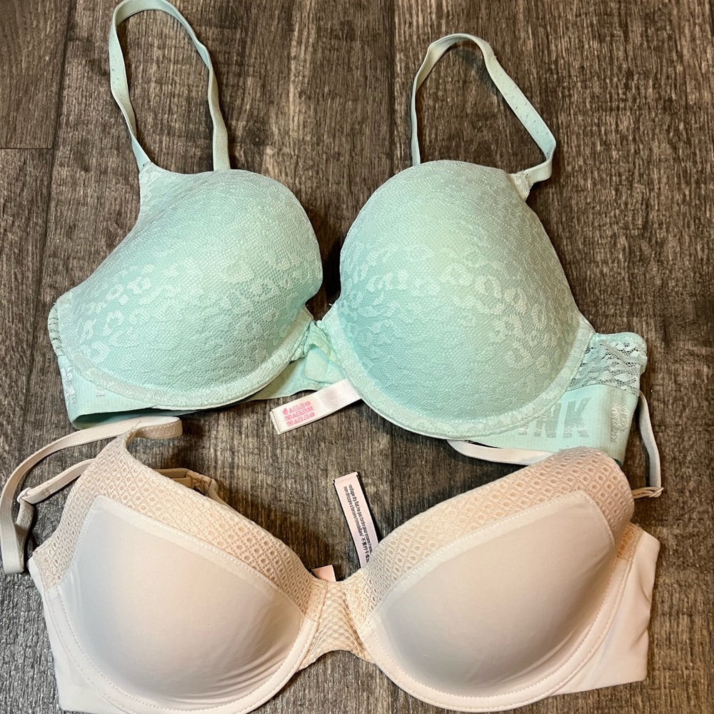 Victoria’s Secret PINK (2) 34C bras